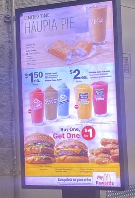 Menu photo 7 McDonald's Honolulu, HI