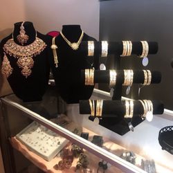 Mahboob Salon & Spa - Jewelry for sale inside the Naperville location.