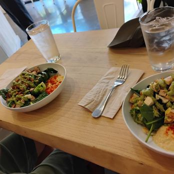 Humbowl - Two Meta bowls (one chicken and one tofu) - Vegan Near Me - San Rafael, California