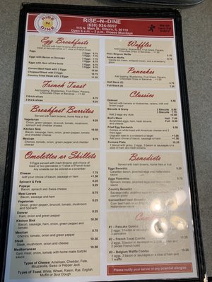 Menu photo 6 Rise N Dine Elburn, IL