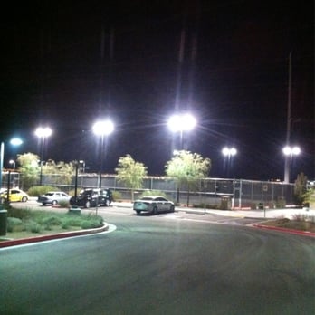Siena Heights Trailhead - This what we look like at night, all lit up!!! - Tennis Near Me - Henderson, Nevada