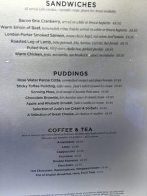 Menu photo 4 The Bull Inn Sonning, WOK Menu photo 4 The Bull Inn Sonning, WOK