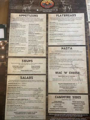 Menu photo 3 Campfire Grille Bridgton, ME
