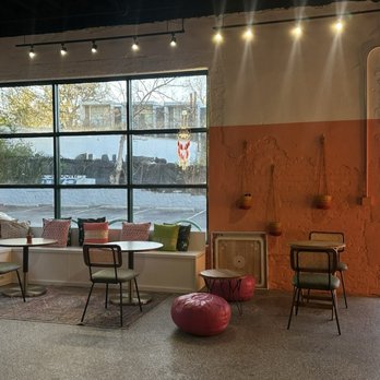 Raani - Interior seating and main door - Coffee & Tea Near Me - Atlanta, Georgia Raani - Interior seating and main door - Coffee & Tea Near Me - Atlanta, Georgia