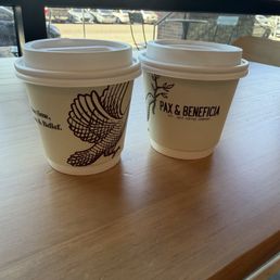 Flat white and Turkish coffee
