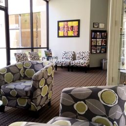 Love the fun furniture and decor.