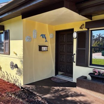 Impeccable Pro - Front entranceway to a five star review customer - Painters Near Me - Satellite Beach, Florida Impeccable Pro - Front entranceway to a five star review customer - Painters Near Me - Satellite Beach, Florida