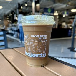 Cold brew, SF Vanilla syrup and splash of oatmilk. Cold brew, SF Vanilla syrup and splash of oatmilk.