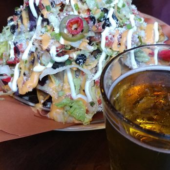Scorpion Bar - Nachos. 8 inches tall and 12 inches in diameter. - Mexican Near Me - Boston, Massachusetts