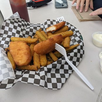 Buffalo Center Drive-In - a basket of fried fish and fries - American Near Me - Delta Junction, Alaska