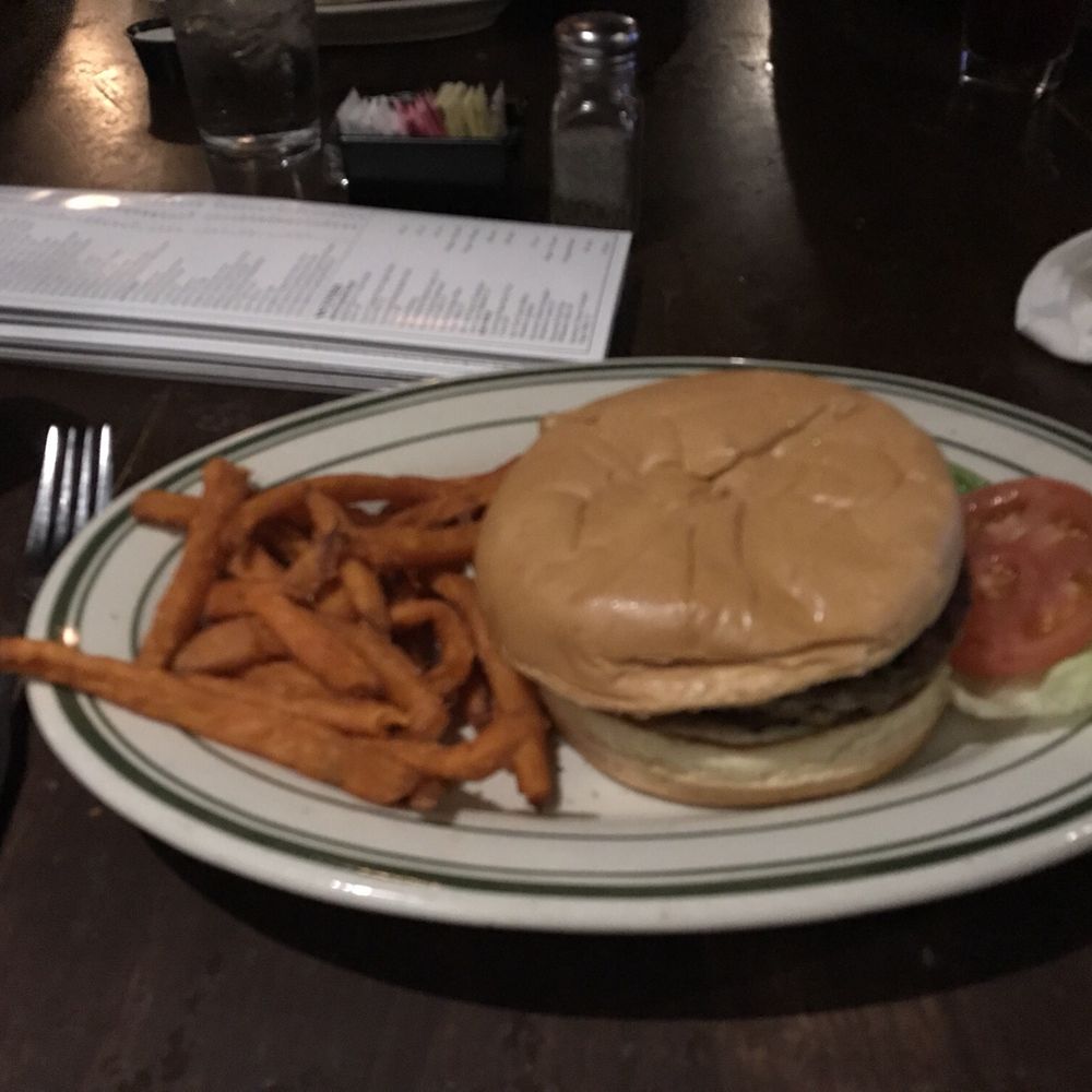 McNellie's - Impossible Burger with sweet potato fries - Pubs Near Me - Tulsa, Oklahoma McNellie's - Impossible Burger with sweet potato fries - Pubs Near Me - Tulsa, Oklahoma