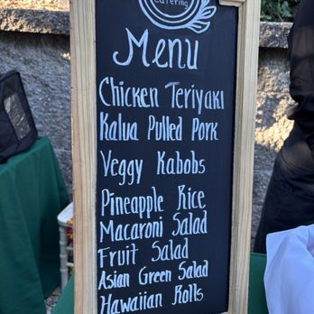 Green Cuisine Catering - Menu of our Hawaiian buffet. - Caterers Near Me - Concord, California Green Cuisine Catering - Menu of our Hawaiian buffet. - Caterers Near Me - Concord, California
