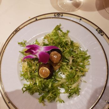 The Hobbit - Frisèe salad, gorgonzola filled black mission figs, vanilla pineapple dreasing - French Near Me - Orange, California The Hobbit - Frisèe salad, gorgonzola filled black mission figs, vanilla pineapple dreasing - French Near Me - Orange, California