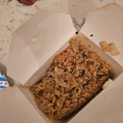 Dragon 168 Chinese Restaurant - Supposedly beef fried rice...see it in the box