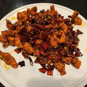 Chengdu Taste - Chongqing Diced Chicken with Hot Chili Peppercorn - Szechuan Near Me - Providence, Rhode Island