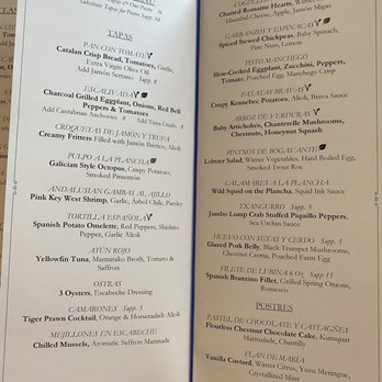 Del Mar - Menu - Spanish Near Me - Washington, DC, District of Columbia