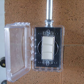 Sharp Electric - Switches with outdoor rated Cover - Electricians Near Me - Tucson, Arizona Sharp Electric - Switches with outdoor rated Cover - Electricians Near Me - Tucson, Arizona