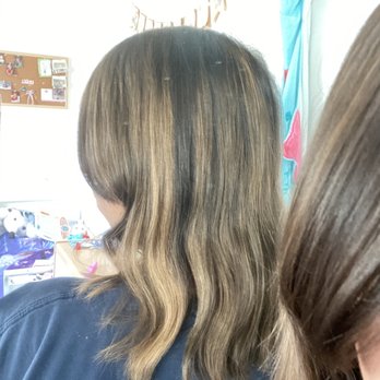 The Grand Salon - My hair a week later. Made a complaint and she said my hair "looks great". - Hair Salons Near Me - Brea, California The Grand Salon - My hair a week later. Made a complaint and she said my hair "looks great". - Hair Salons Near Me - Brea, California