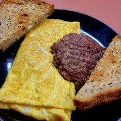 The Country Corner Cafe - Cheese Omelette w/Sausage