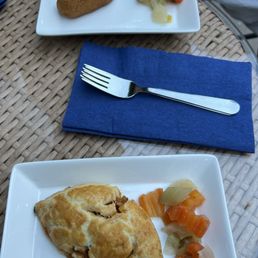 Empanada and croquette