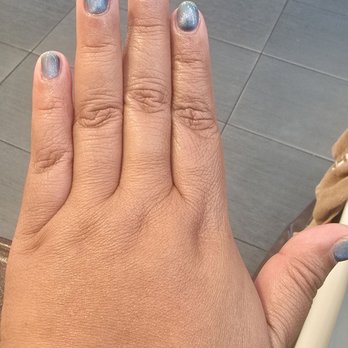 Waterfall Nail Spa - Blue cat eyes for the summer! - Nail Salons Near Me - Los Angeles, California Waterfall Nail Spa - Blue cat eyes for the summer! - Nail Salons Near Me - Los Angeles, California