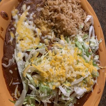 Little Mexico - Chicken enchiladas - Mexican Near Me - Tucson, Arizona