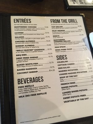 Menu photo 6 Uncle Ronnies West Burlington, IA