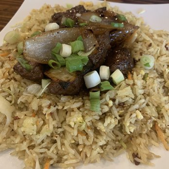 Hughie's - Fried rice with shaking beef - Vietnamese Near Me - Houston, Texas Hughie's - Fried rice with shaking beef - Vietnamese Near Me - Houston, Texas