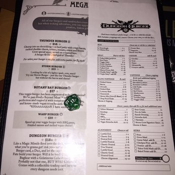 Storm Crow Manor - Dungeon burger menu - Bars Near Me - Toronto, Ontario Storm Crow Manor - Dungeon burger menu - Bars Near Me - Toronto, Ontario