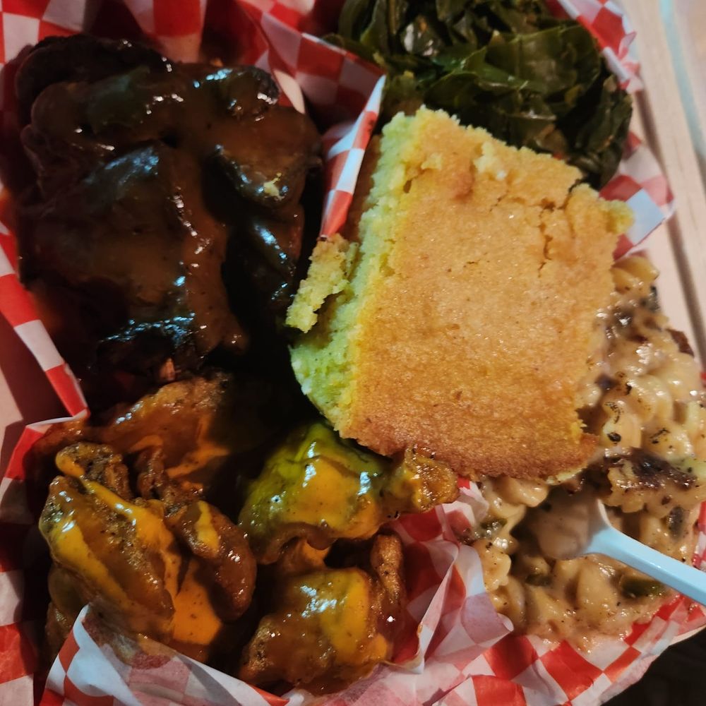 Crystals Soul Cafe - Rib plate - Soul Food Near Me - Los Angeles, California Crystals Soul Cafe - Rib plate - Soul Food Near Me - Los Angeles, California