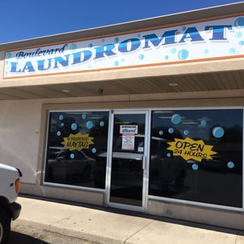 Boulevard Laundromat - Parking lot view ... - Laundry Services Near Me - Bismarck, North Dakota