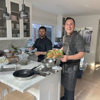 Adam Small Cooks - Adam and Rob in action. - Personal Chefs Near Me