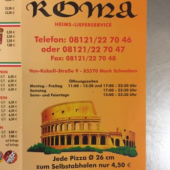 Roma - Pizza Near Me - Markt Schwaben, BY Roma - Pizza Near Me - Markt Schwaben, BY