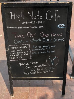 Menu photo 4 High Note Boise, ID