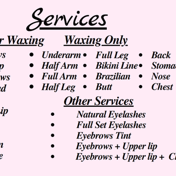 Paradise Eyebrows Threading - Back(Business Card) - Waxing Near Me - Glendale, Arizona