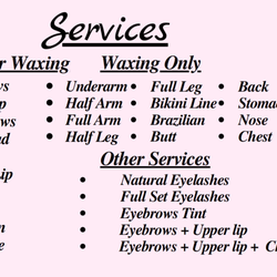 Paradise Eyebrows Threading - Back(Business Card)