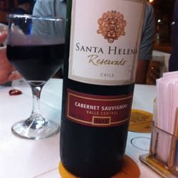 Real Chopp - Garrafa de vinho Santa Helena, 35 reais