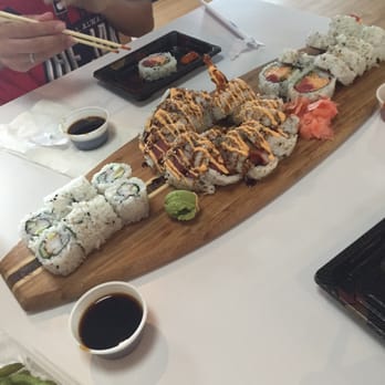 Project Sushi - California, Ridiculous, Hurricane. The hot sauce on the Hurricane is delicious, but it's super spicy. - Sushi Bars Near Me - Medina, Ohio