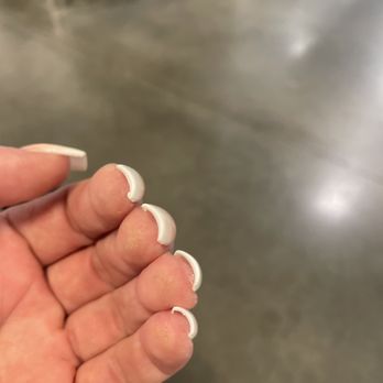 iNails Alpharetta - My after work manicure......huge mistake coming here!!! - Nail Salons Near Me - Alpharetta, Georgia