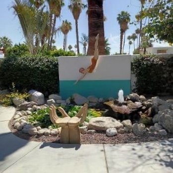 Dive Palm Springs - Koi Pond and Dive Neon Sign (cute!) - Hotels Near Me - Palm Springs, California Dive Palm Springs - Koi Pond and Dive Neon Sign (cute!) - Hotels Near Me - Palm Springs, California