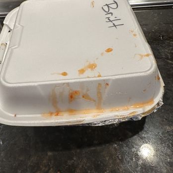 Fil Cuisine - What a mess.   Every container cover in sauce. - Filipino Near Me - Lynnwood, Washington