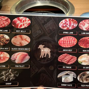 Happy Lamb Hot Pot - Meat menu - Chinese Near Me - Murray, Utah