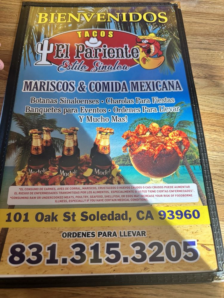 Tacos y Mariscos El Pariente