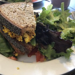 The tofu scramble sandwich