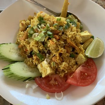 Charm Thai Bistro - Pineapple Fried Rice J - Thai Near Me - Oakland, California Charm Thai Bistro - Pineapple Fried Rice J - Thai Near Me - Oakland, California