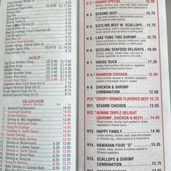 Kings Wok - Menu