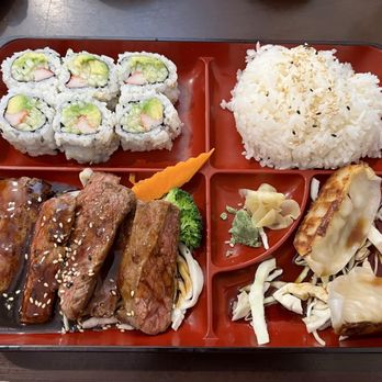 Sake & Sushi - Beef Teriyaki Lunch Bento Box - Japanese Near Me - Glen Allen, Virginia