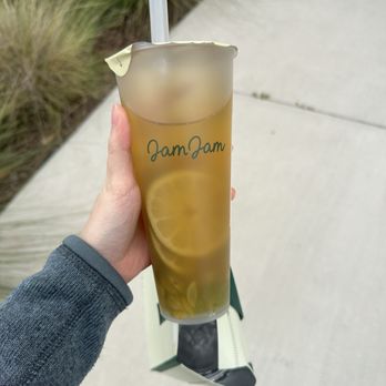 Jam Jam Tea Lab - Green Grape Smash. 2/10. would not recommend - Bubble Tea Near Me - Irvine, California