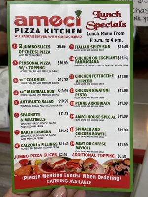Menu photo 7 Ameci Pizza Kitchen Fountain Valley, CA Menu photo 7 Ameci Pizza Kitchen Fountain Valley, CA