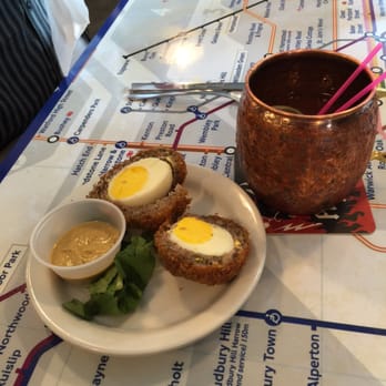 The Mucky Duck Pub - Scotch eggs and Moscow mule - British Near Me - Ames, Iowa The Mucky Duck Pub - Scotch eggs and Moscow mule - British Near Me - Ames, Iowa
